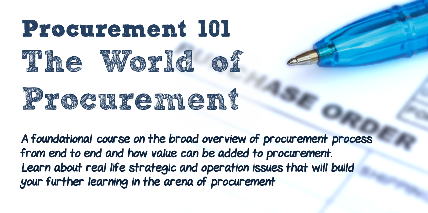 Procurement 101: The World of Procurement